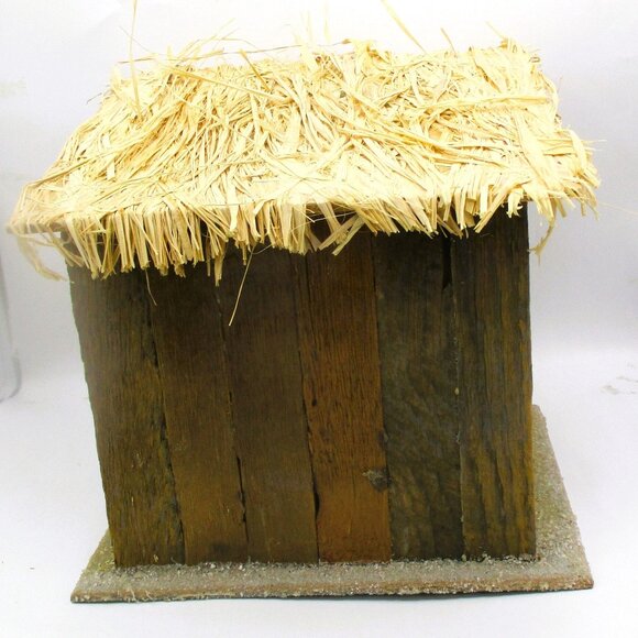 8 Pc Nativity Set 7 Figures (3 are Fontanini Made In Italy )Detailed Wooden Sta - Picture 8 of 13